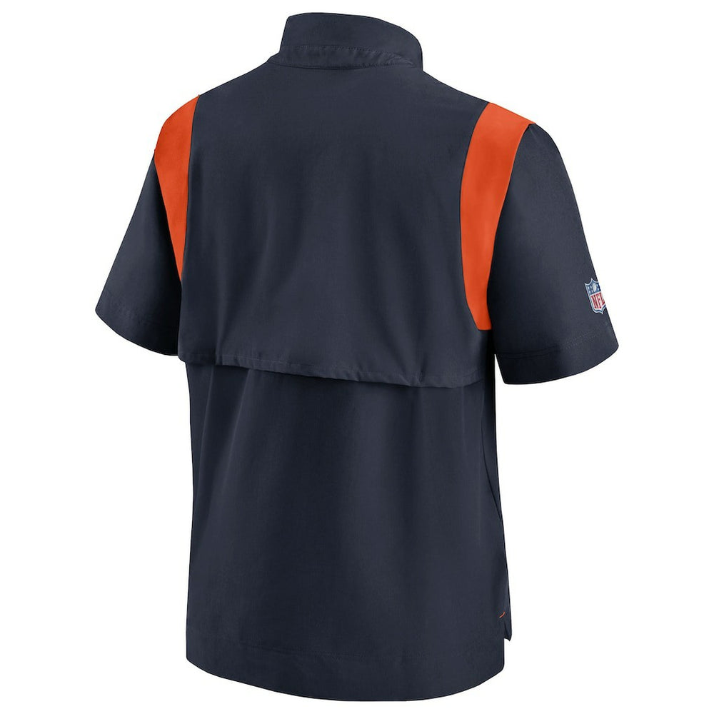 Chicago Bears Sideline Coaches Chevron Lockup Pullover Top - Navy - Nike