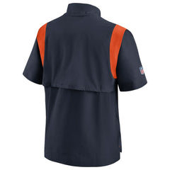 Chicago Bears Sideline Coaches Chevron Lockup Pullover Top - Navy - Nike