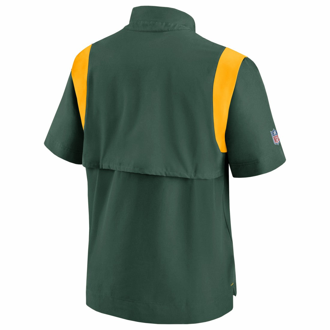Green Bay Packers Sideline Coaches Chevron Lockup Pullover Top - Kelly Green - Nike