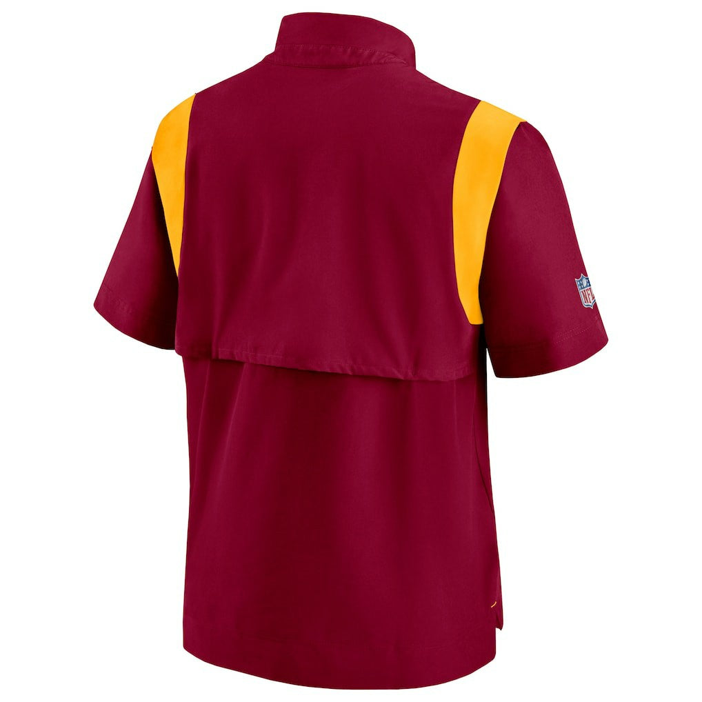 Washington Commanders Sideline Coaches Chevron Lockup Pullover Top - Burgundy - Nike