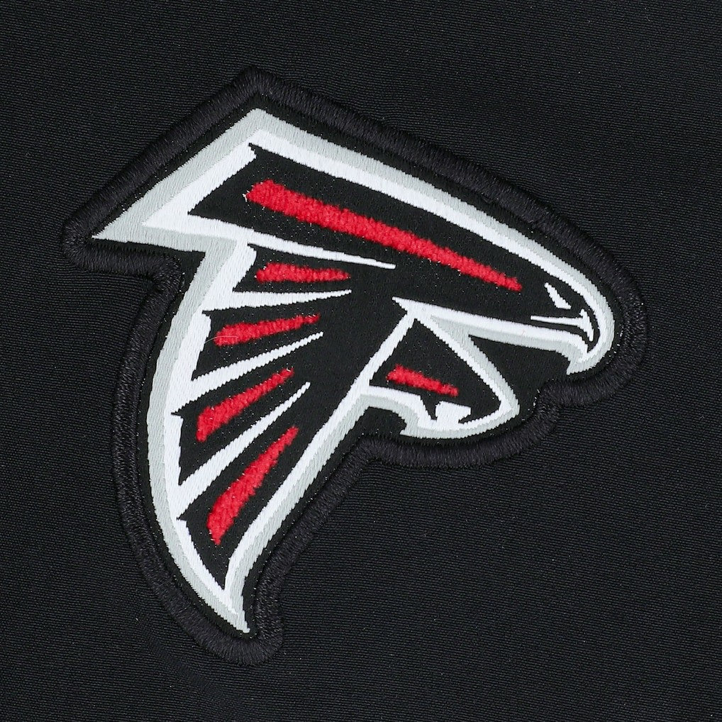 Atlanta Falcons Sideline Coaches Chevron Lockup Pullover Top - Black - Nike