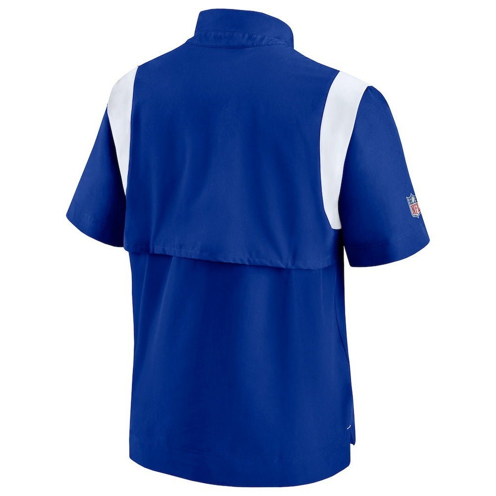 Buffalo Bills Sideline Coaches Chevron Lockup Pullover Top - Royal - Nike