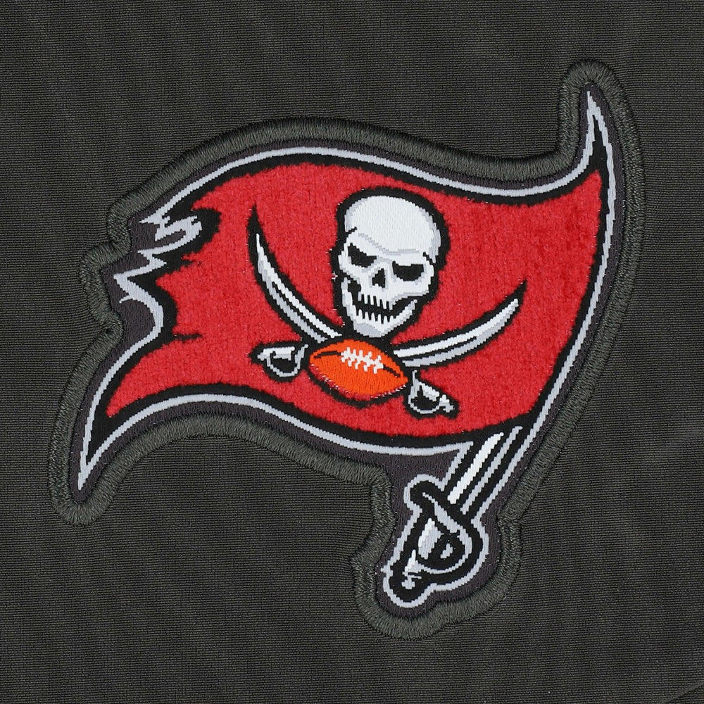 Tampa Bay Buccaneers Sideline Coaches Chevron Lockup Pullover Top - Pewter - Nike