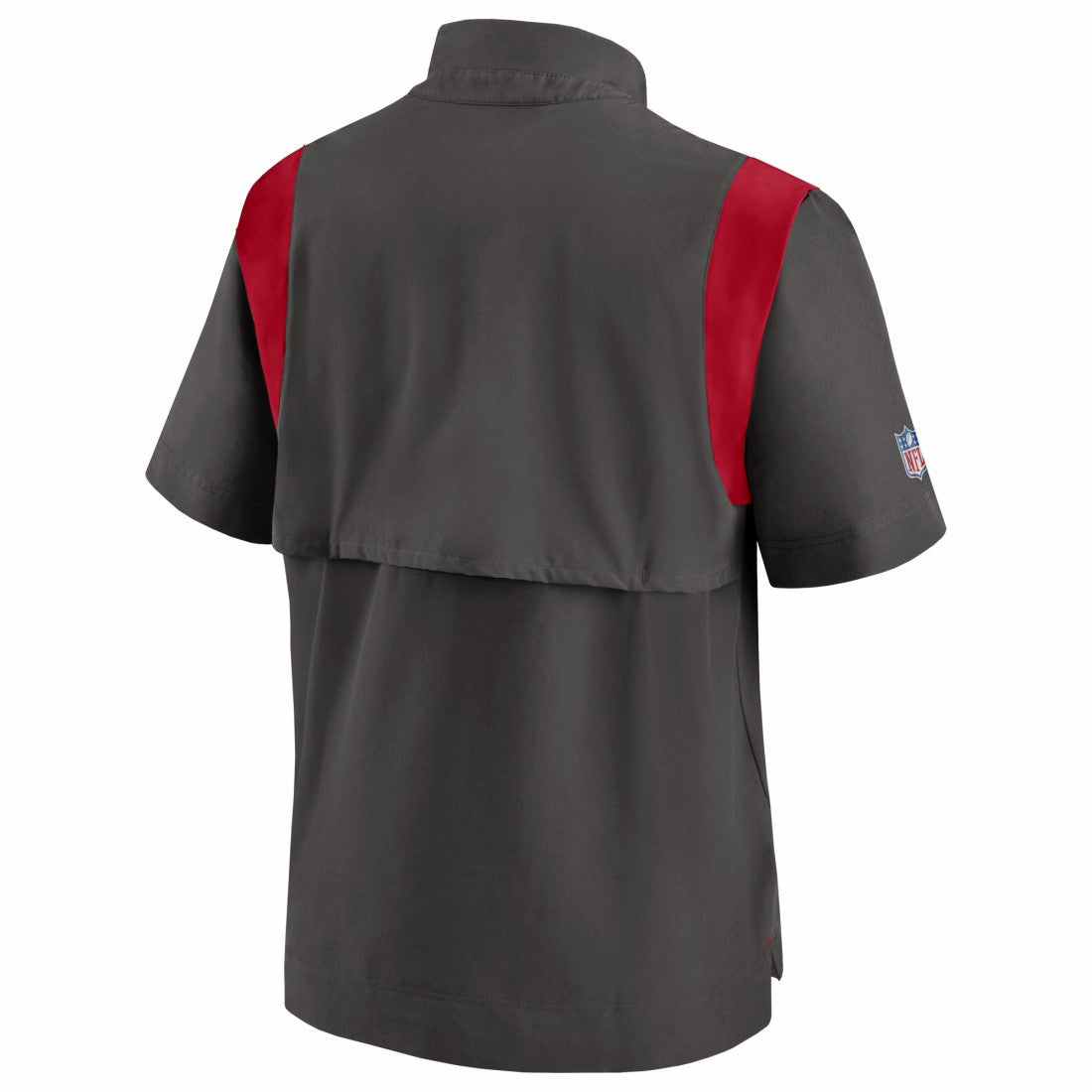 Tampa Bay Buccaneers Sideline Coaches Chevron Lockup Pullover Top - Pewter - Nike