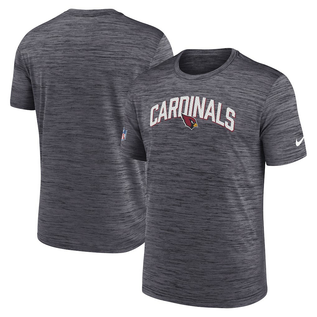 Arizona Cardinals Sideline Velocity Athletic Stack Performance T-Shirt - Black - Nike