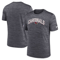 Arizona Cardinals Sideline Velocity Athletic Stack Performance T-Shirt - Black - Nike