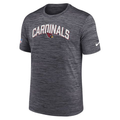Arizona Cardinals Sideline Velocity Athletic Stack Performance T-Shirt - Black - Nike