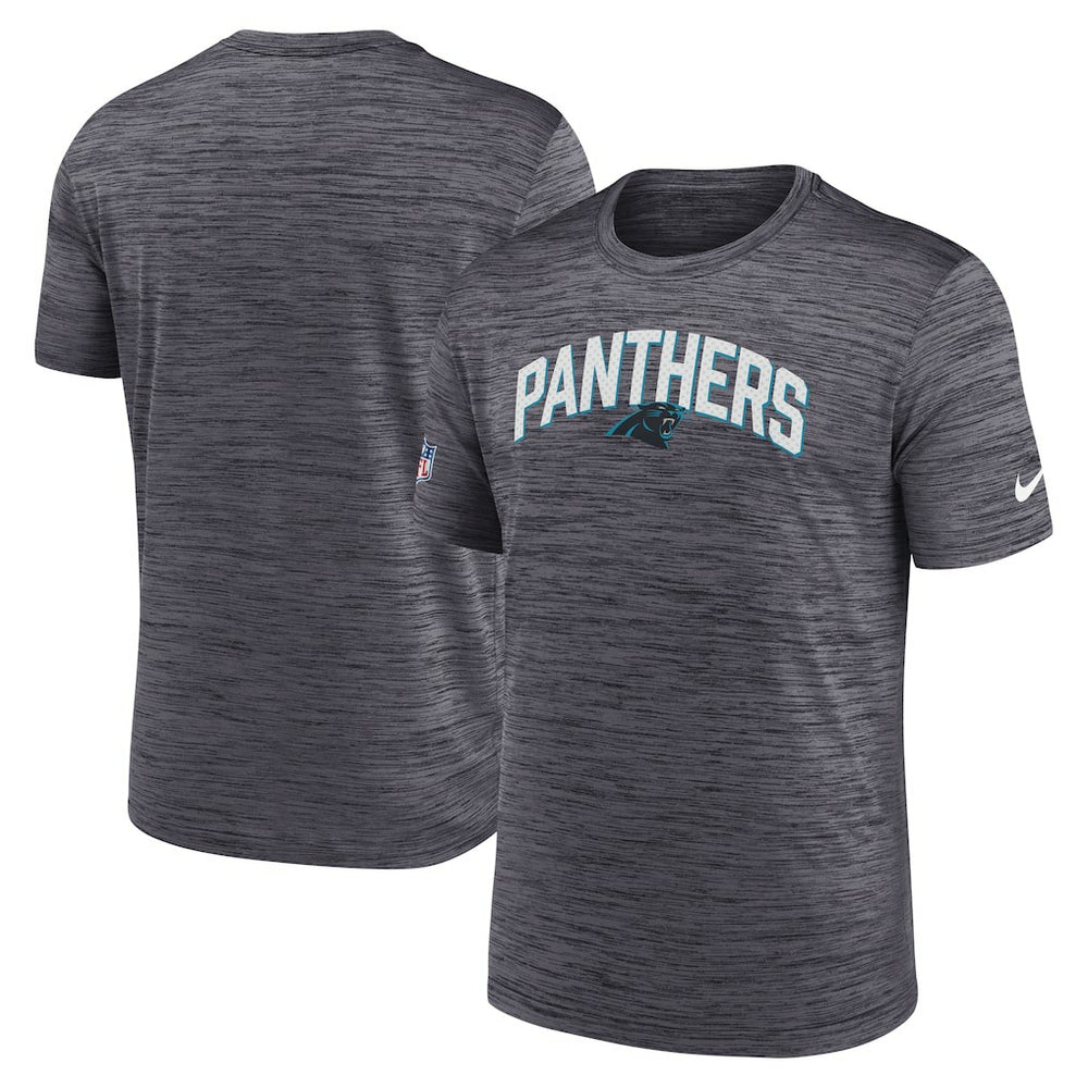 Carolina Panthers Sideline Velocity Athletic Stack Performance T-Shirt - Black - Nike