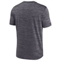 Pittsburgh Steelers Sideline Velocity Athletic Stack Performance T-Shirt - Black - Nike