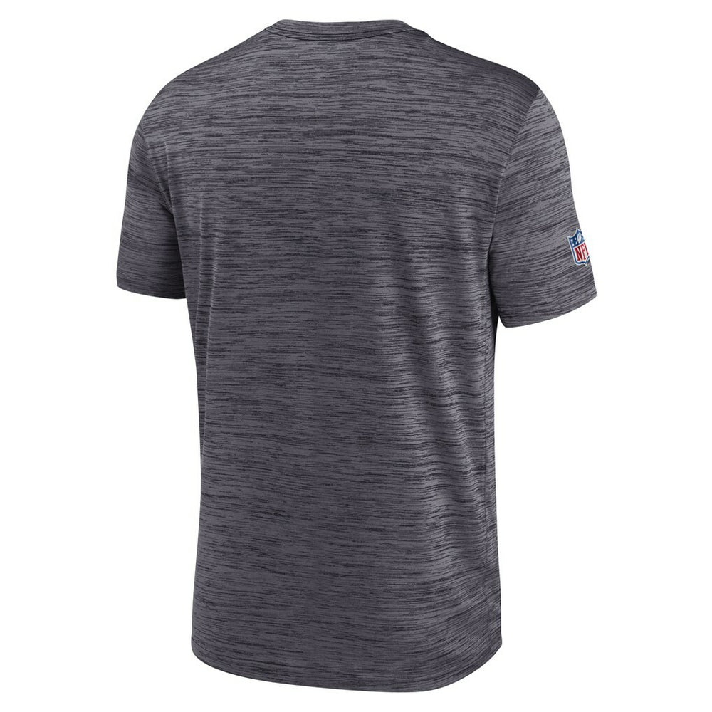 New Orleans Saints Sideline Velocity Athletic Stack Performance T-Shirt - Black - Nike