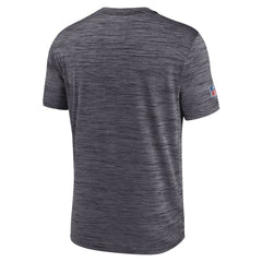 New Orleans Saints Sideline Velocity Athletic Stack Performance T-Shirt - Black - Nike