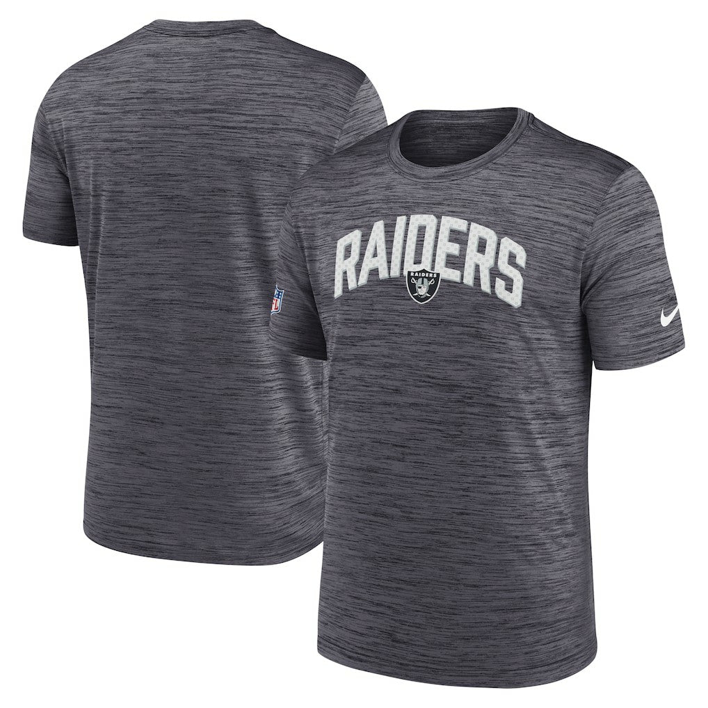 Las Vegas Raiders Sideline Velocity Athletic Stack Performance T-Shirt - Black - Nike