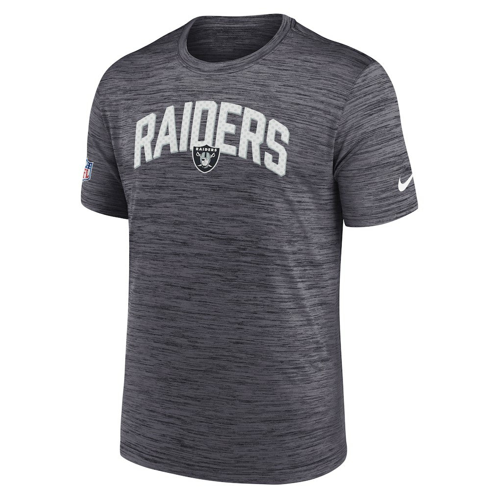 Las Vegas Raiders Sideline Velocity Athletic Stack Performance T-Shirt - Black - Nike