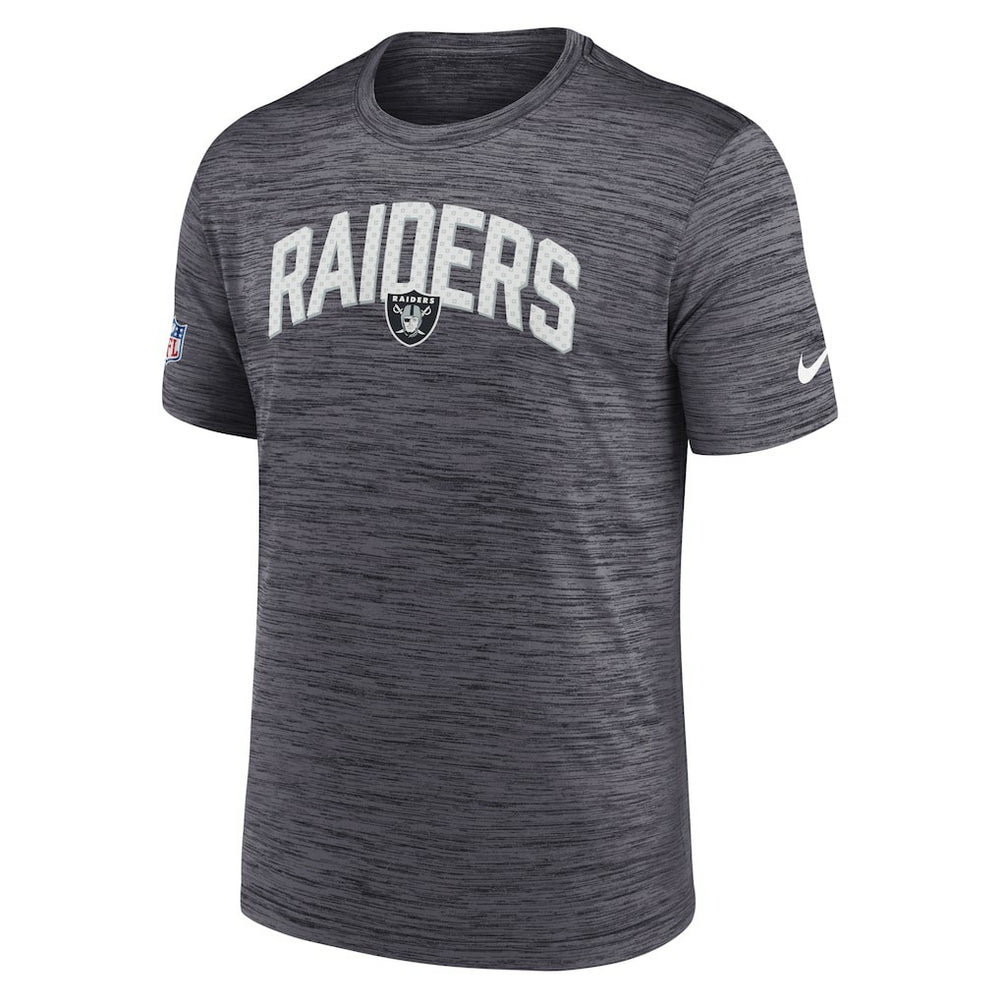 Las Vegas Raiders Sideline Velocity Athletic Stack Performance T-Shirt - Black - Nike