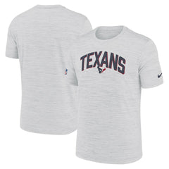 Houston Texans Sideline Velocity Athletic Stack Performance T-Shirt - White - Nike