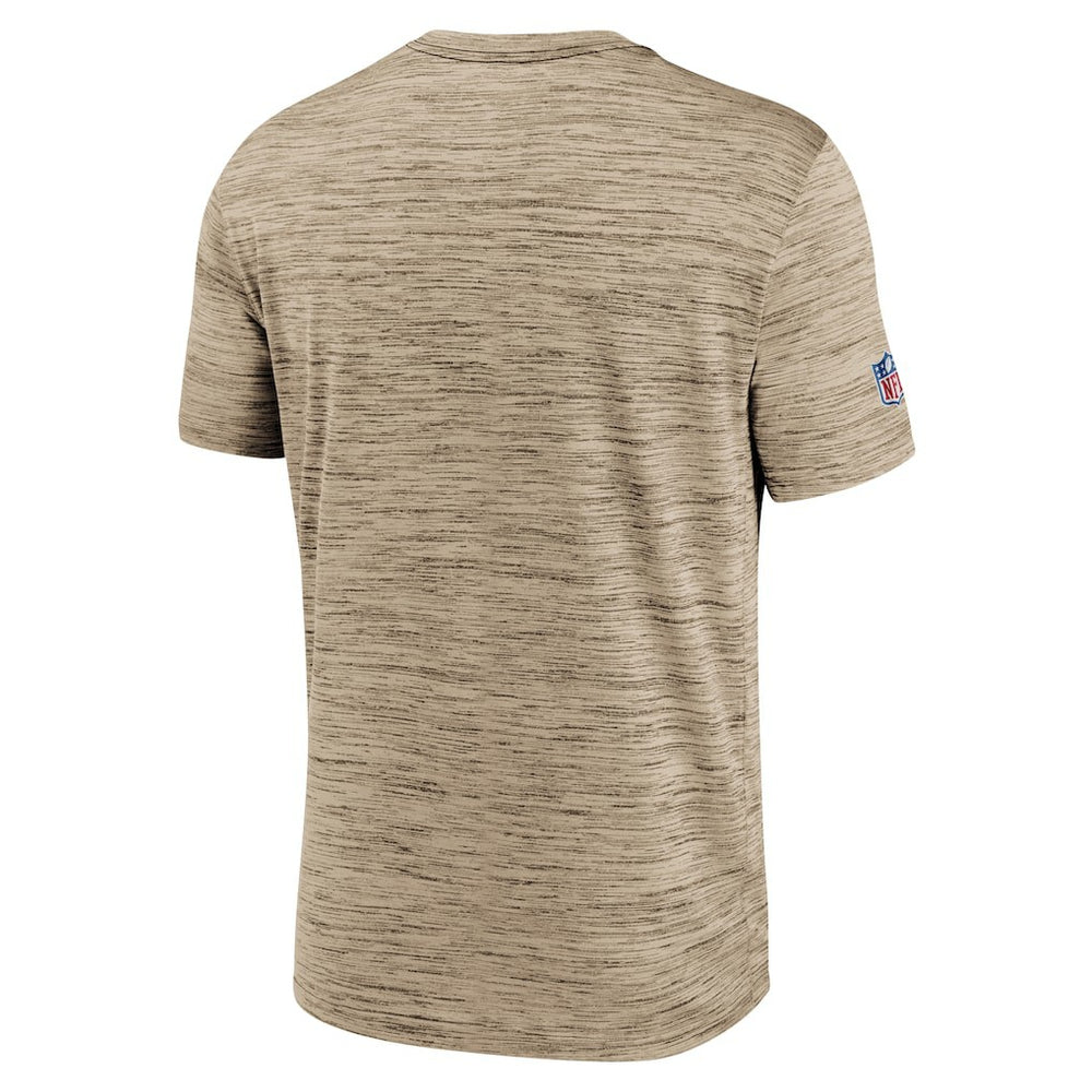 Cleveland Browns Sideline Velocity Athletic Stack Performance T-Shirt - Brown - Nike