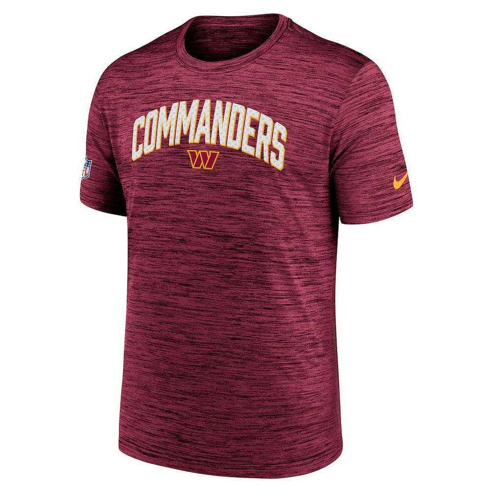 Washington Commanders Sideline Velocity Athletic Stack Performance T-Shirt - Burgundy - Nike