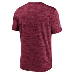 Washington Commanders Sideline Velocity Athletic Stack Performance T-Shirt - Burgundy - Nike