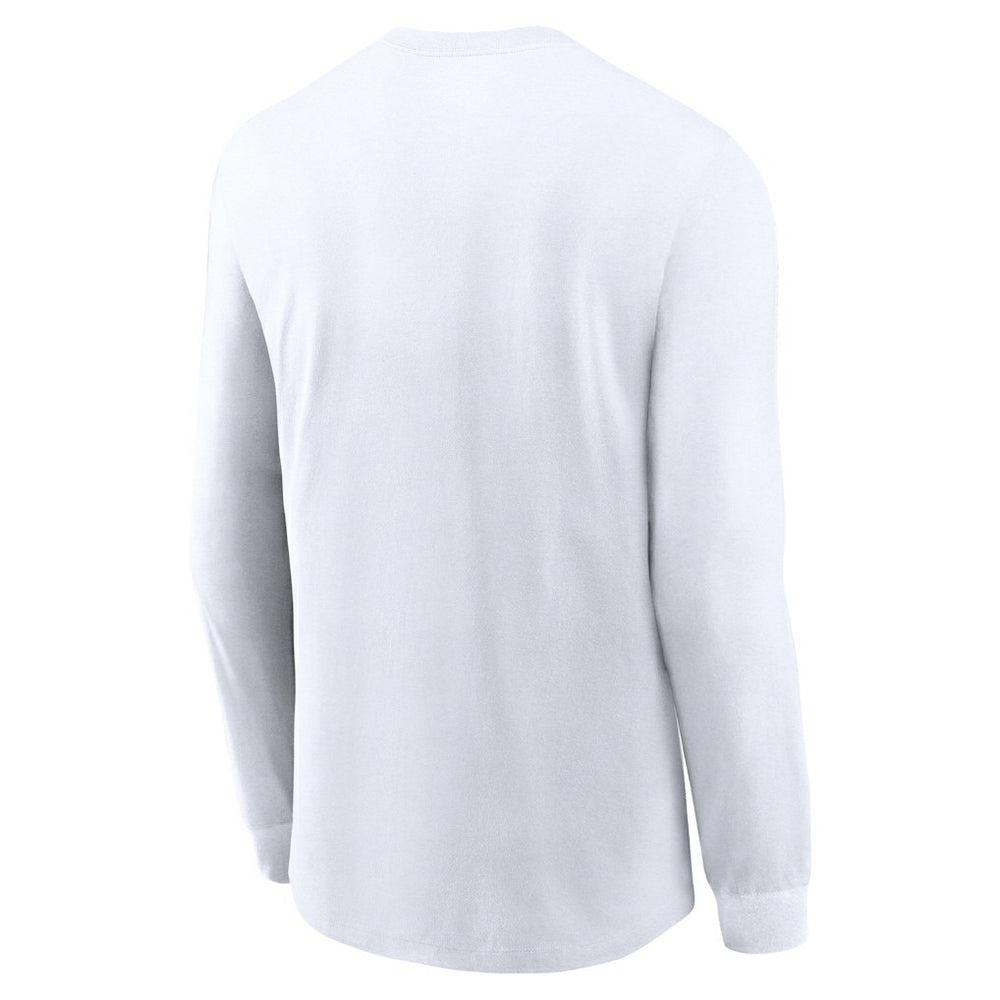 Indianapolis Colts Sideline Infograph Lock Up Performance Long Sleeve T-Shirt - White - Nike