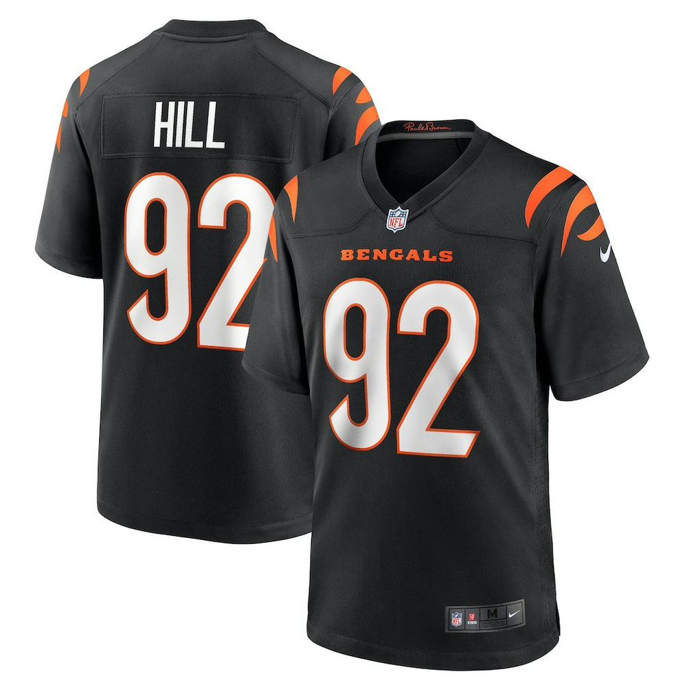B.J. Hill Cincinnati Bengals Game Jersey - Black - Nike