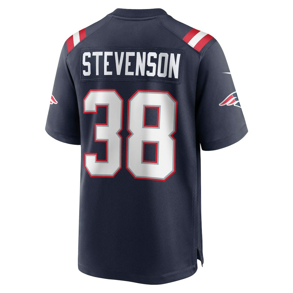 Rhamondre Stevenson New England Patriots Game Jersey - Navy - Nike
