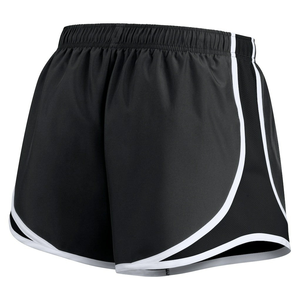 San Francisco 49ers Women's Plus Size Logo Performance Tempo Shorts - Charcoal - Nike