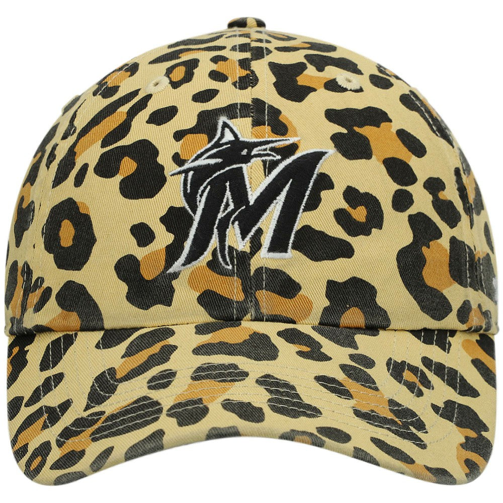 Miami Marlins '47 Women's Bagheera Cheetah Clean up Adjustable Hat Discount
