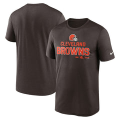 Cleveland Browns Legend Community Performance T-Shirt - Brown - Nike