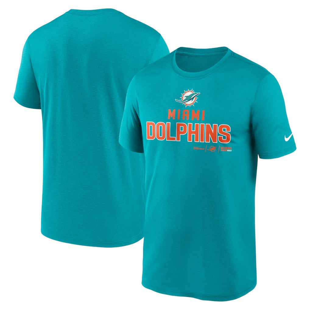 Miami Dolphins Legend Community Performance T-Shirt - Aqua - Nike