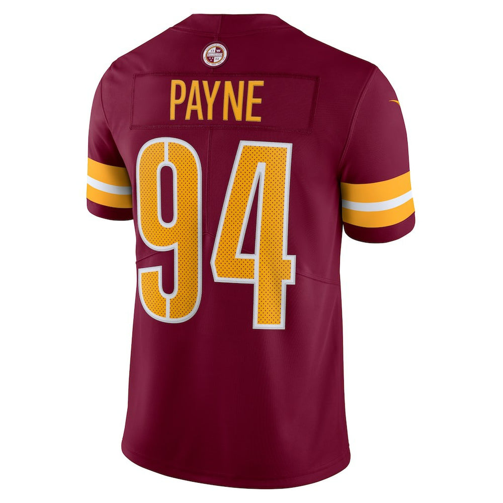 Da'Ron Payne Washington Commanders Vapor Limited Jersey - Burgundy - Nike