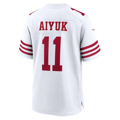 Brandon Aiyuk San Francisco 49ers Game Jersey - White - Nike