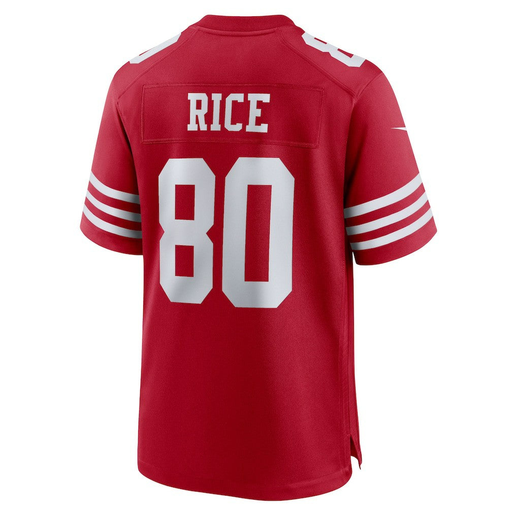Jerry Rice San Francisco 49ers Retired Game Player Jersey - Scarlet - Nike