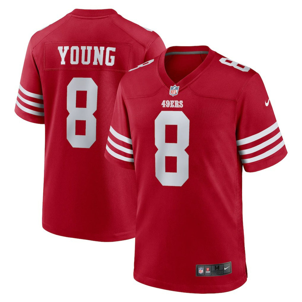 Steve Young San Francisco 49ers Retired Game Player Jersey - Scarlet - Nike