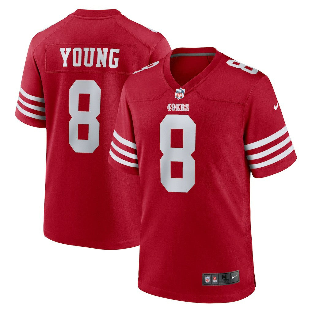 Steve Young San Francisco 49ers Retired Game Player Jersey - Scarlet - Nike