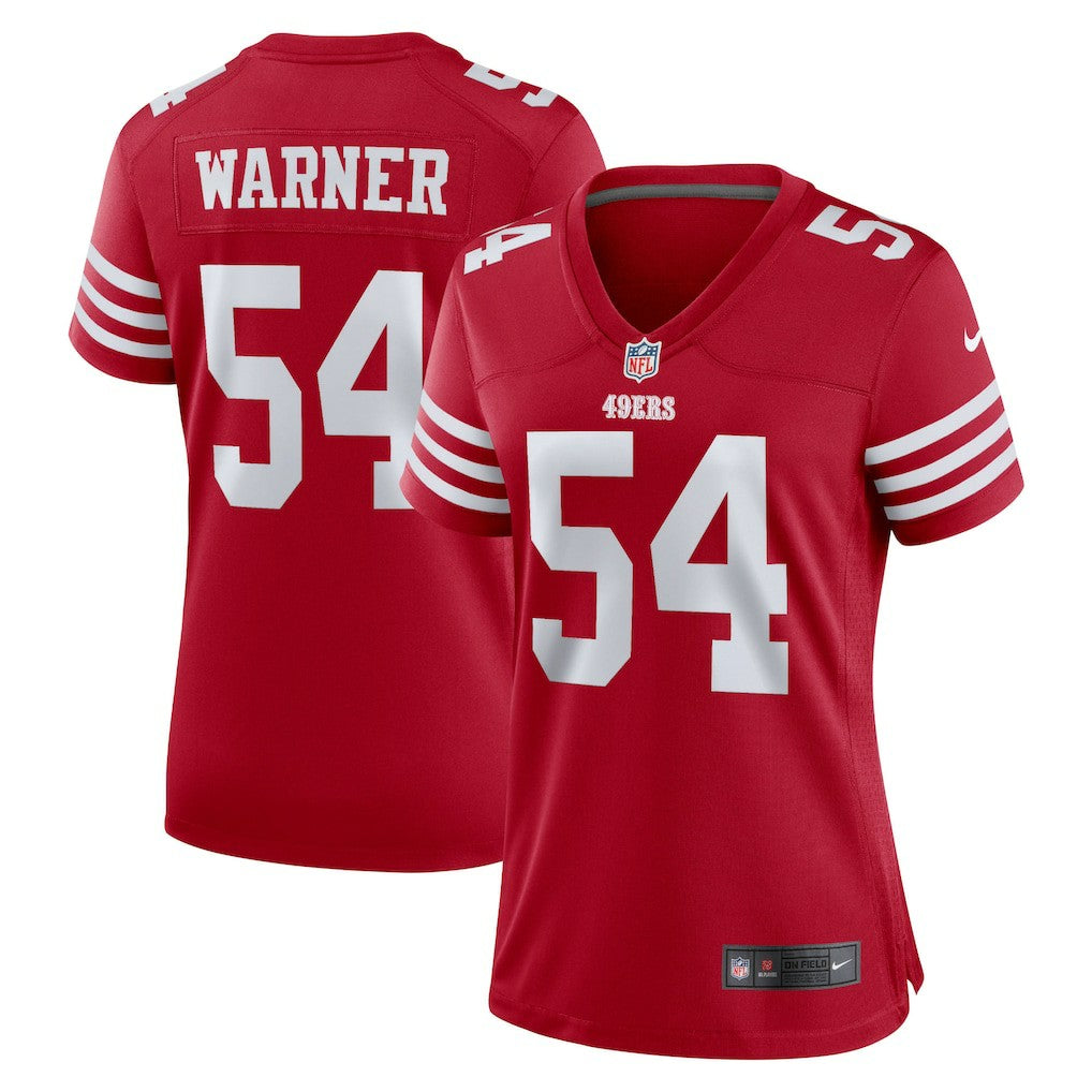 Fred Warner San Francisco 49ers Women's Game Player Jersey - Scarlet - Nike