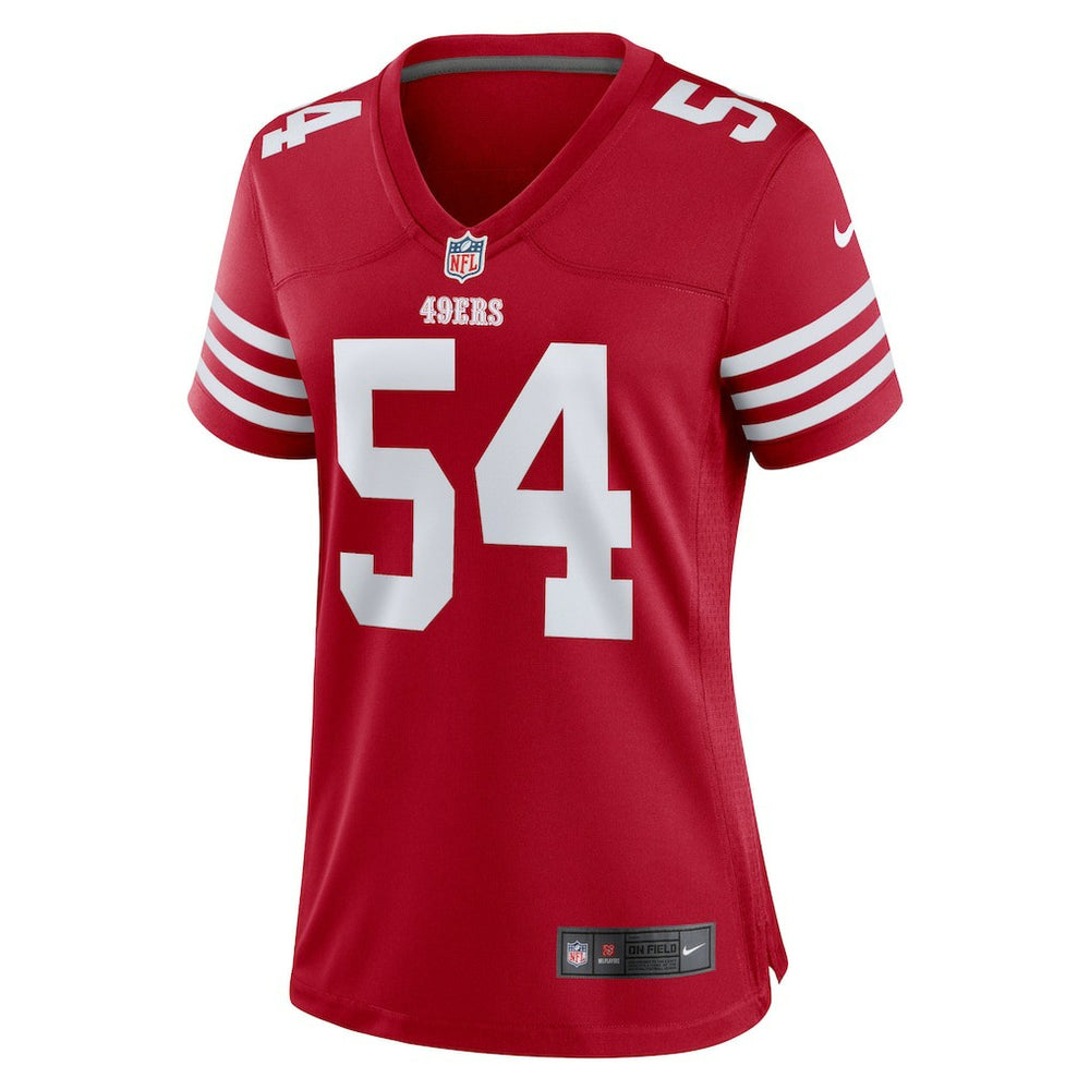 Fred Warner San Francisco 49ers Women's Game Player Jersey - Scarlet - Nike
