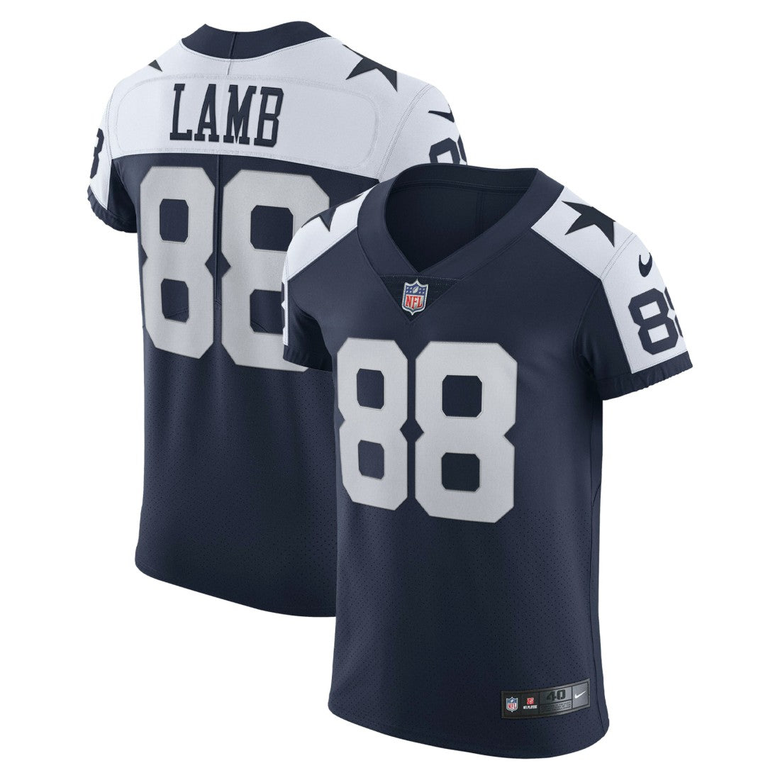 CeeDee Lamb Dallas Cowboys Alternate Vapor Elite Jersey - Navy - Nike
