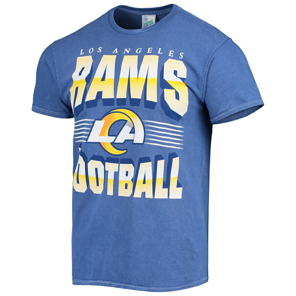 Los Angeles Rams '47 Rocker Vintage Tubular T-Shirt - Royal - 47 brand