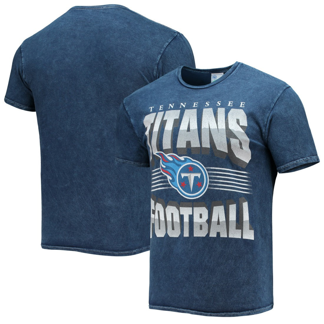 Tennessee Titans '47 Rocker Vintage Tubular T-Shirt - Navy - 47 brand