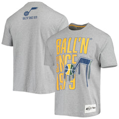 Utah Jazz BALL'N Since 1979 T-Shirt Heathered Gray