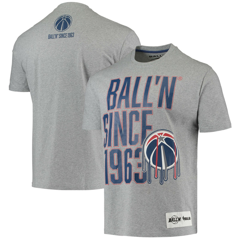 Washington Wizards BALL'N Since 1963 T-Shirt Heathered Gray
