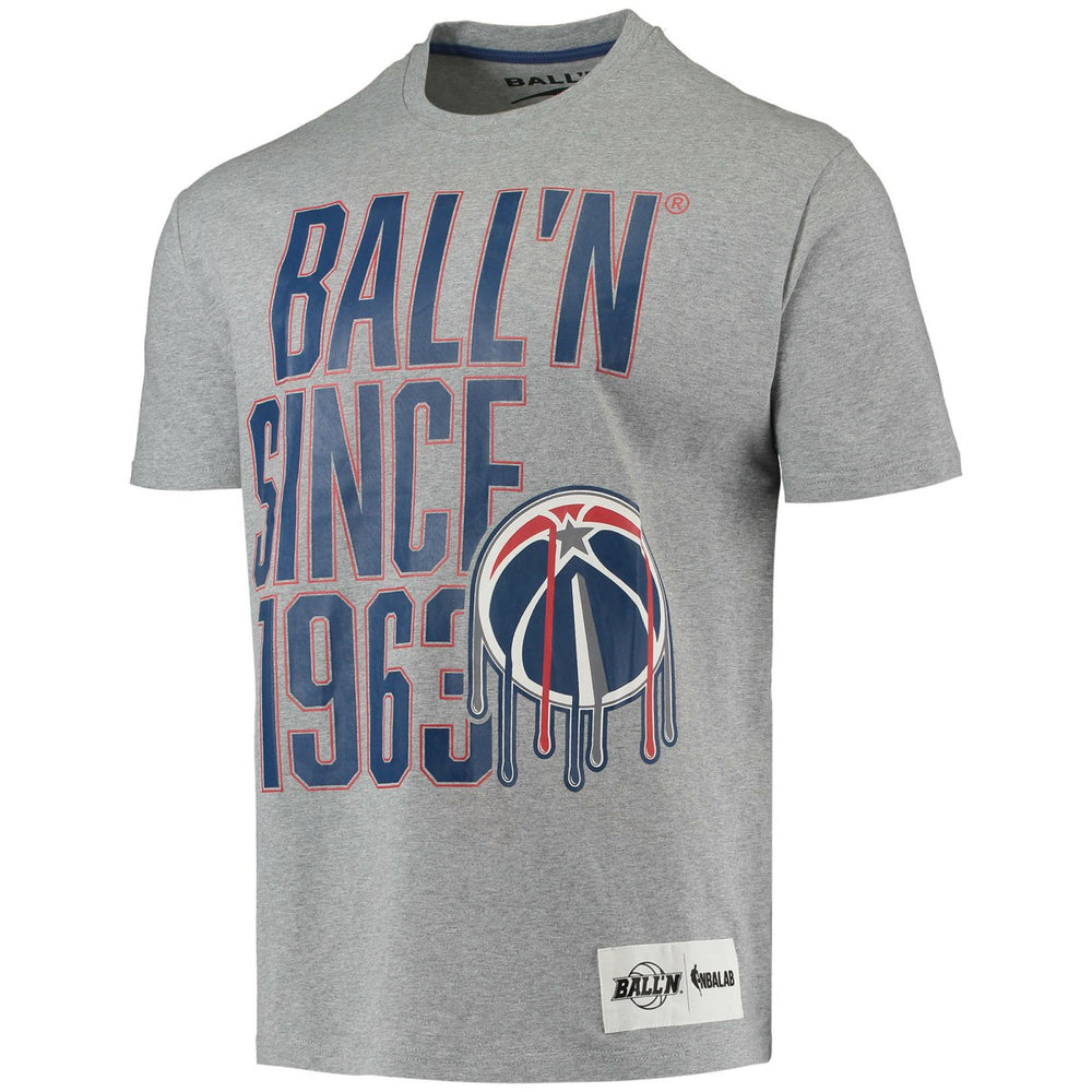 Washington Wizards BALL'N Since 1963 T-Shirt Heathered Gray