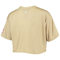 Brooklyn Nets Women's Tan Sand Crop Top