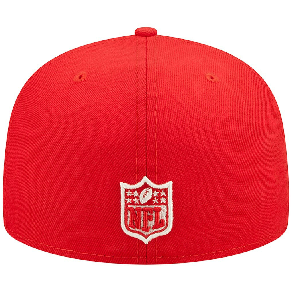 Kansas City Chiefs New Era Super Bowl IV Pop Sweat 59FIFTY Fitted Hat - Red - NFL