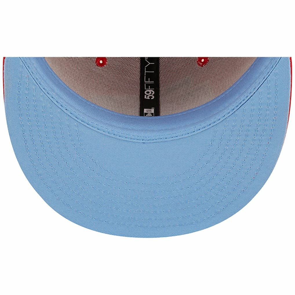 Kansas City Chiefs New Era Super Bowl IV Pop Sweat 59FIFTY Fitted Hat - Red - NFL