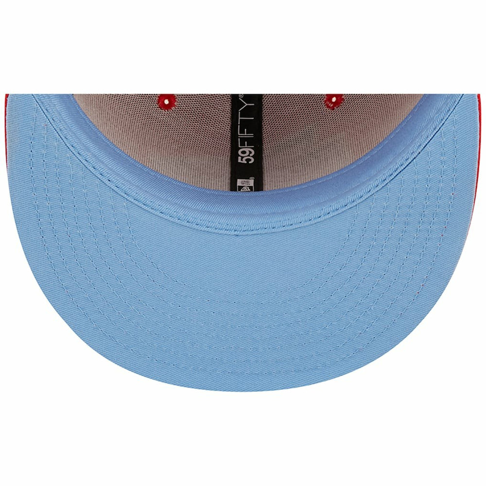 Kansas City Chiefs New Era Super Bowl IV Pop Sweat 59FIFTY Fitted Hat - Red - NFL