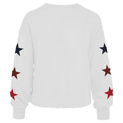 47 brand Brooklyn Nets '47 Women's 2021/22 City Edition Call Up Parkway Long Sleeve T-Shirt White
