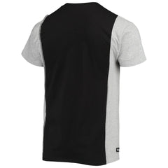 Los Angeles Chargers Refried Apparel Sustainable Split T-Shirt - Black/Heathered Gray - NFL