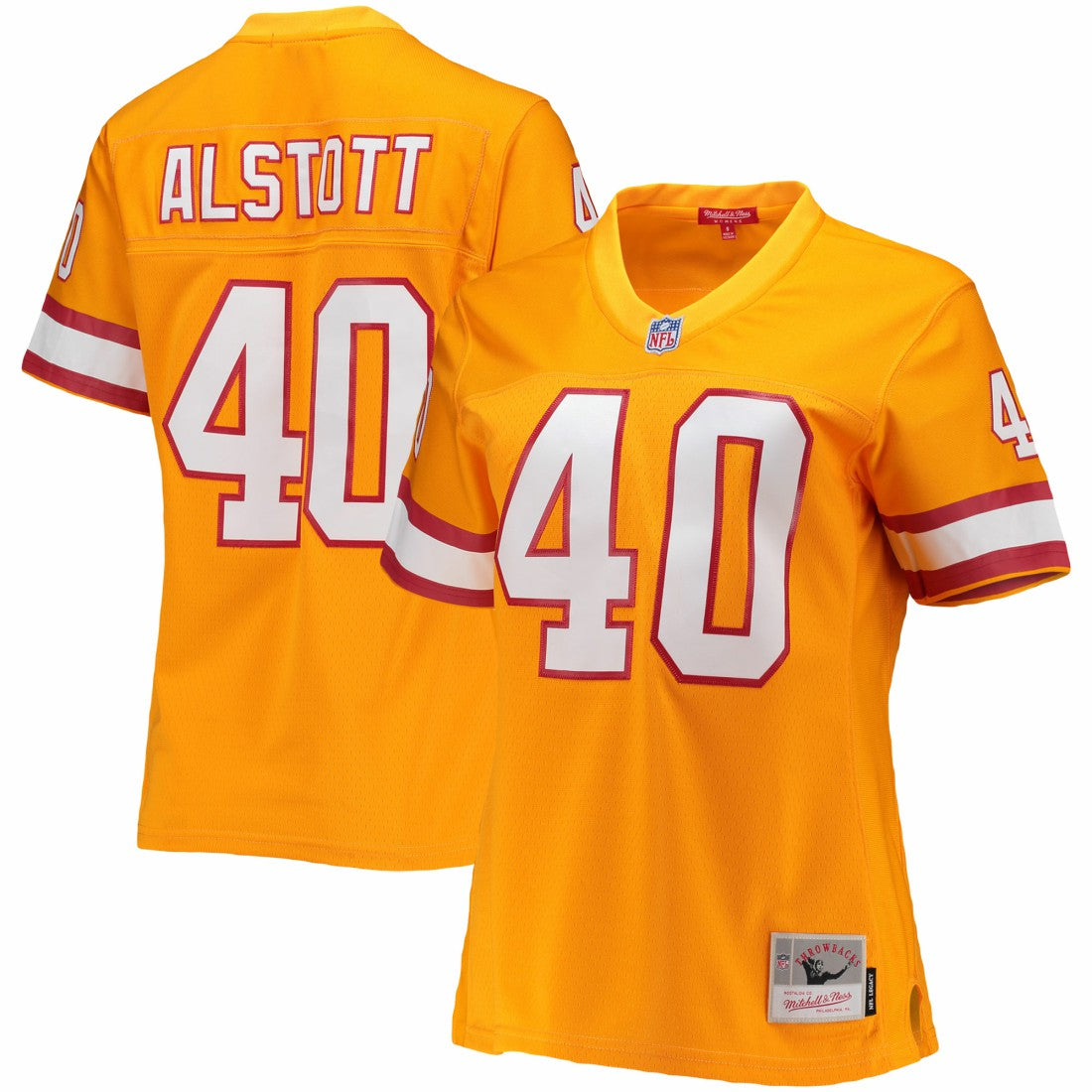 Mike Alstott Tampa Bay Buccaneers Women's Legacy Replica Player Jersey - Orange - Mitchell & Ness