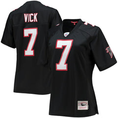 Michael Vick Atlanta Falcons Women's Legacy Replica Player Jersey - Black - Mitchell & Ness